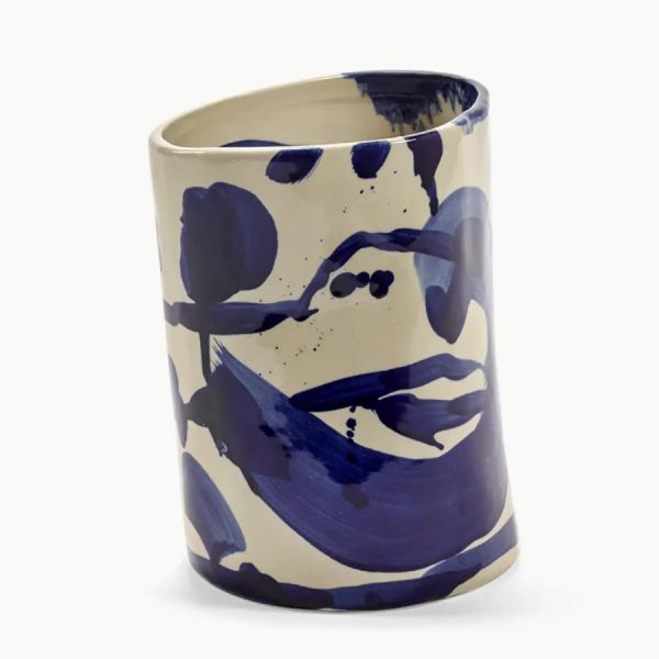 Sophia Blue Ceramic Vase Small