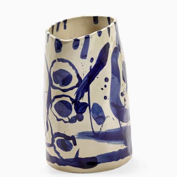 Sophia Blue Ceramic Vase Large