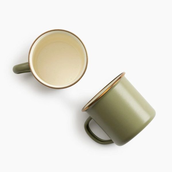 Enamel Mug Olive