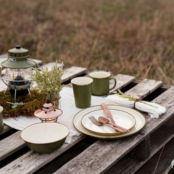 Enamel Mug Olive