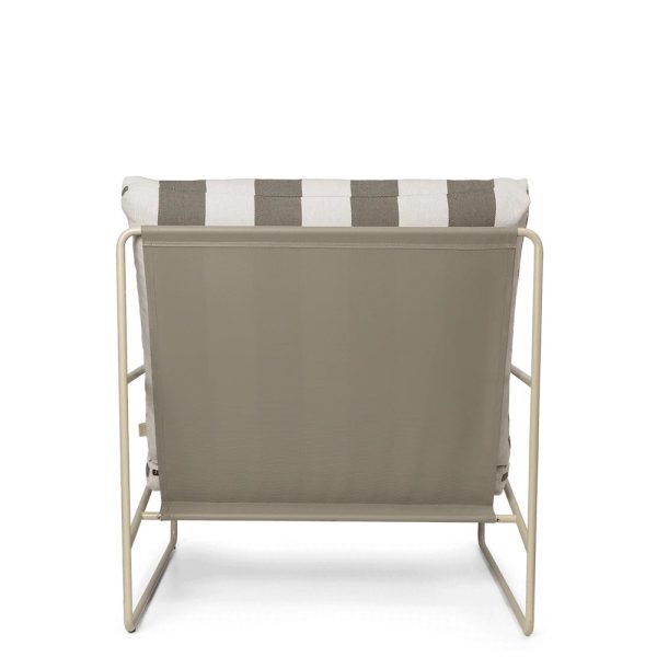 Desert 1-seater Cashmere Stripe Chocolate