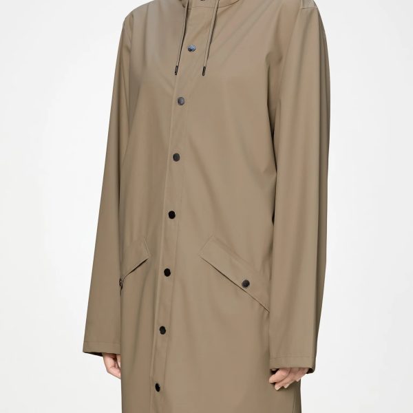 Rains Long Jacket Beige