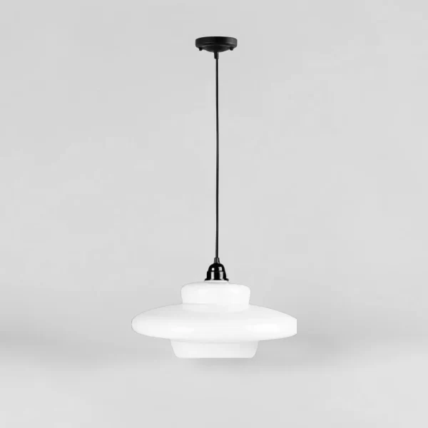 Retro Milk Glass Pendant
