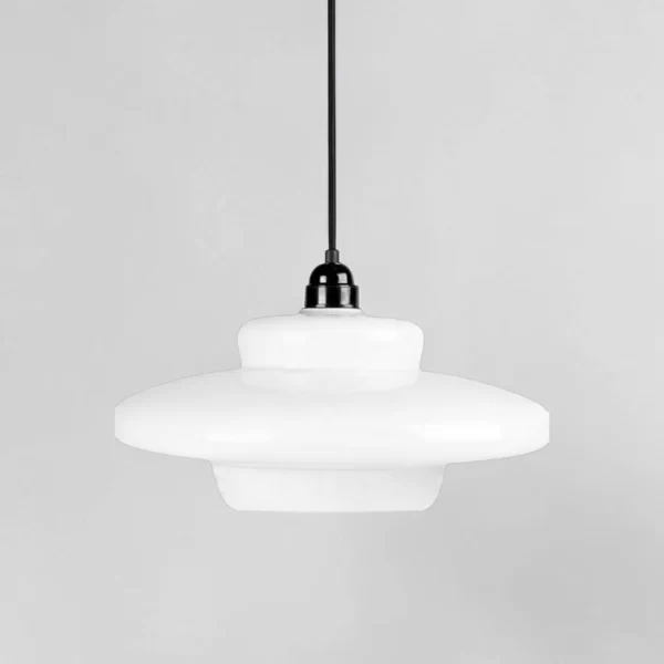 Retro Milk Glass Pendant